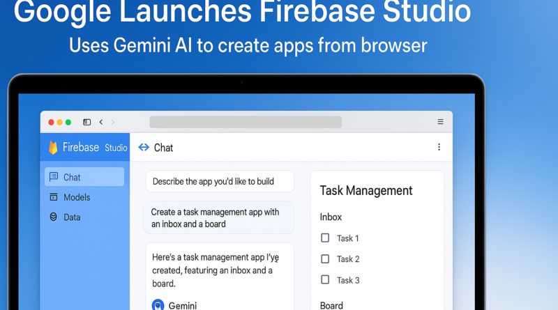 Firebase Studio, an AI-Powered App Builder