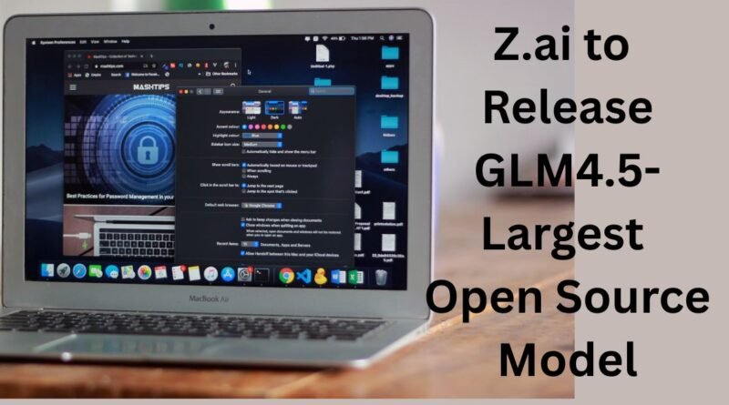 Z.ai release GLM 4.5, its largest Language Model