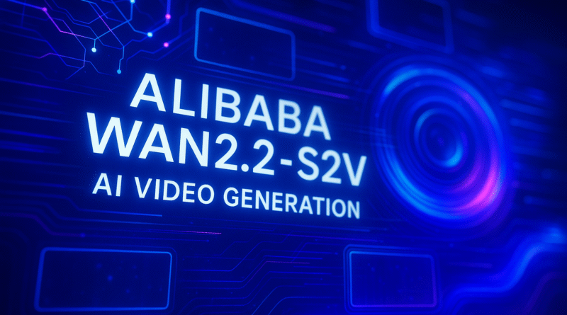 Alibaba Drops Wan2.2-S2V Speech-to-Video Model