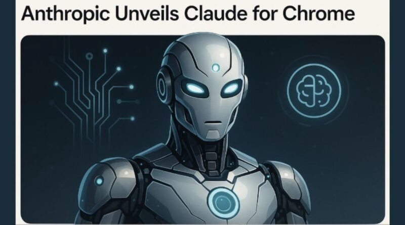 Anthropic Unveils “Claude for Chrome