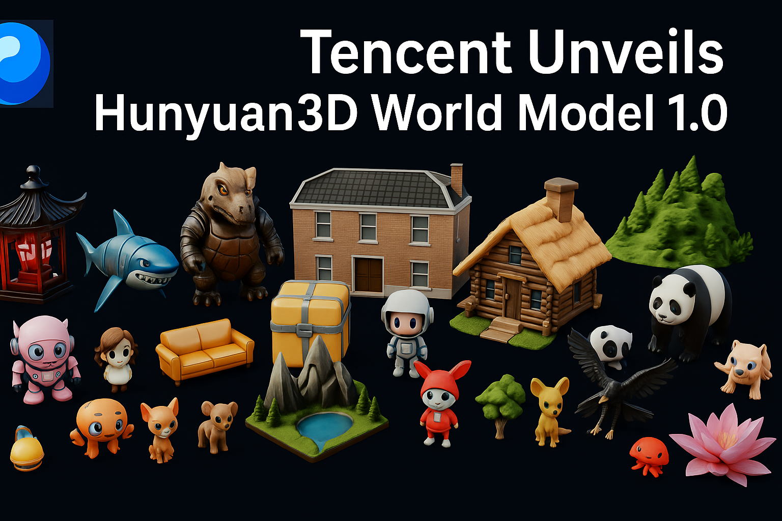 Tencent Open-Sources Hunyuan3D World Model 1.0