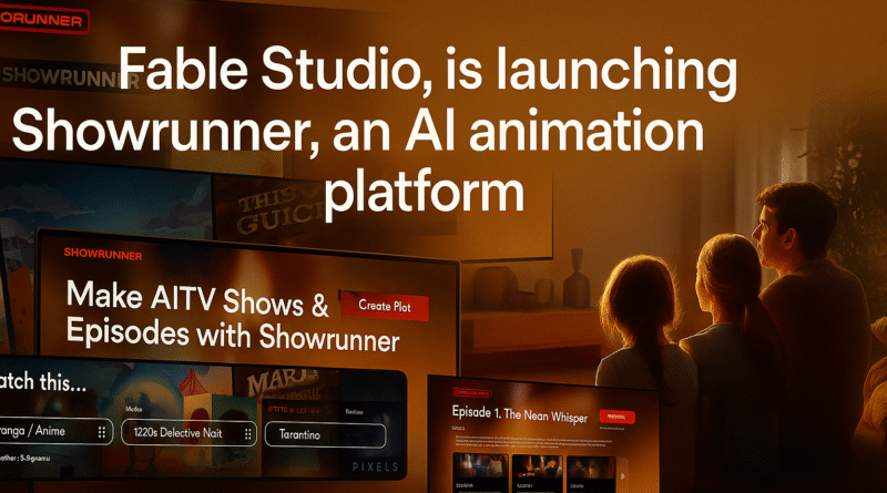 Amazon-backed Fable debuts Showrunner, the “Netflix of AI”