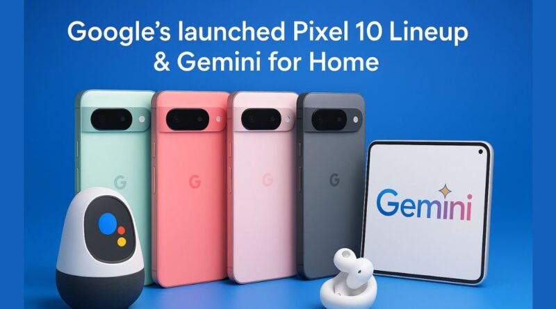 Google’s launched Pixel 10 Lineup & Gemini for Home