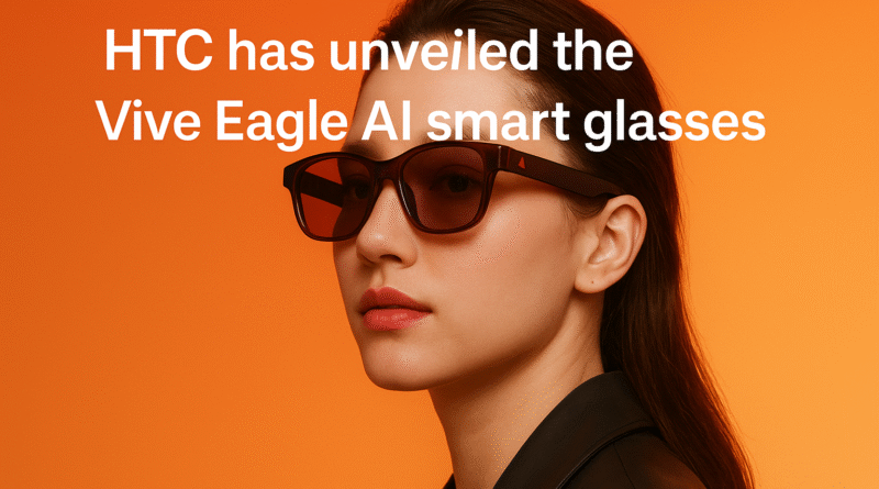 HTC has unveiled the Vive Eagle AI smart glasses