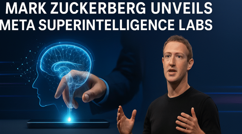 Mark Zuckerberg has launched Meta Superintelligence Labs (MSL)