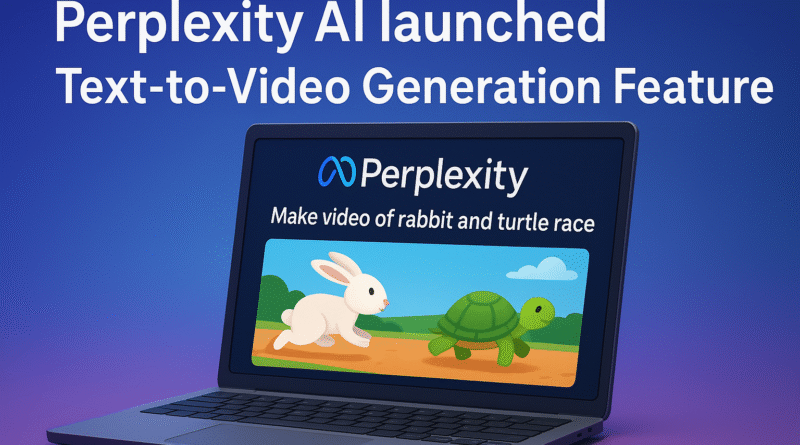 Perplexity AI launched Text-to-Video Generation Feature