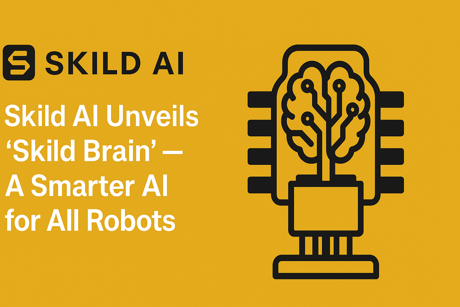 Skild AI Unveils “Skild Brain” — AI for Any Robot