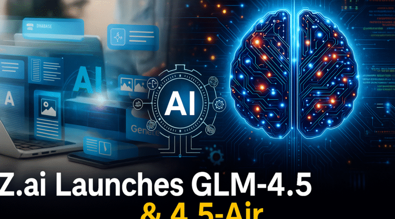 Z.ai Launches GLM-4.5 & 4.5-Air
