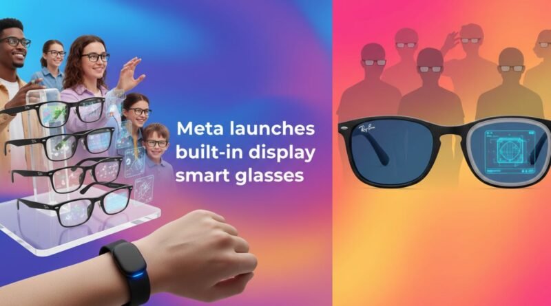 Meta Launches Ray-Ban Display Smart Glasses With Built-In Screen