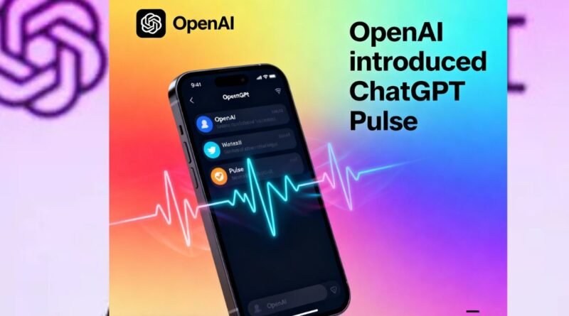 OpenAI Launches ChatGPT Pulse