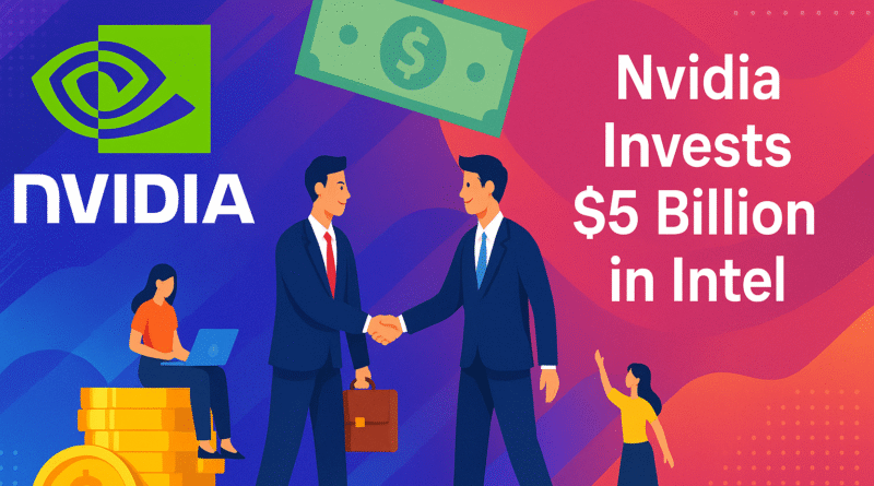 Nvidia to Invest $5 Billion in Intel